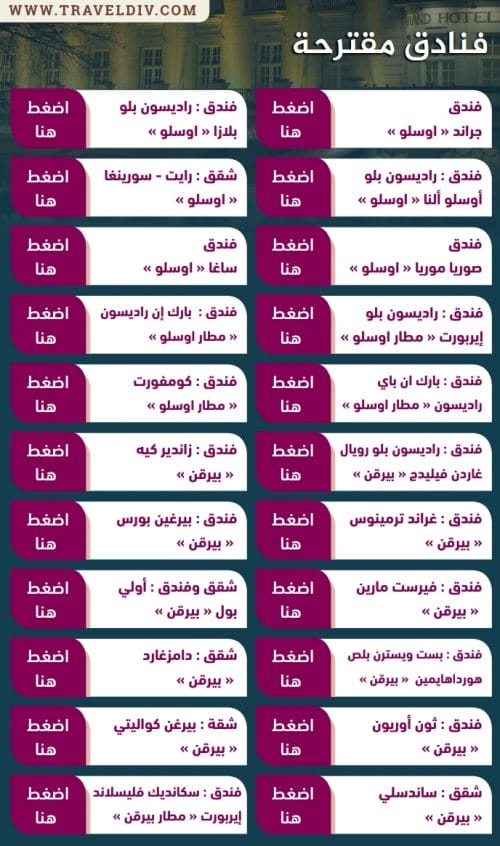 دليل النرويج السياحي الشامل